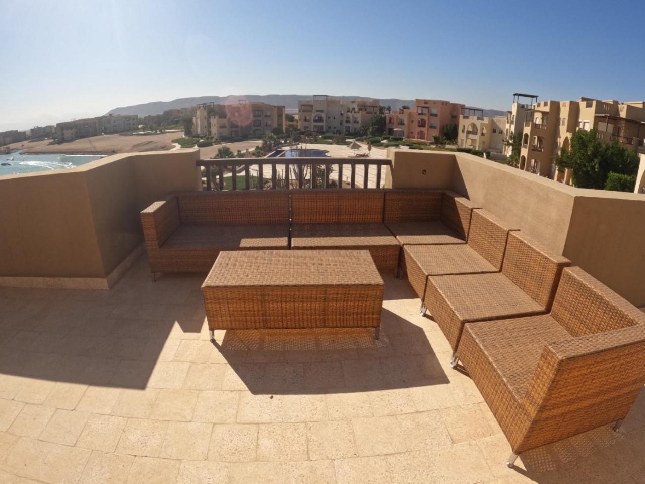 Waterside Apartments, El Gouna 1bd Private Roof Terrace דירה *
